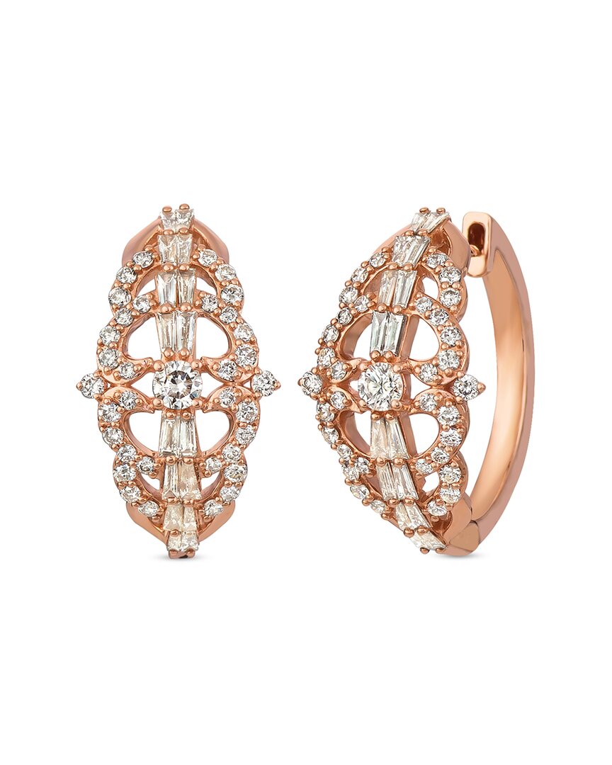 Le Vian 14k Rose Gold 1.39 Ct. Tw. Diamond Drop Earrings
