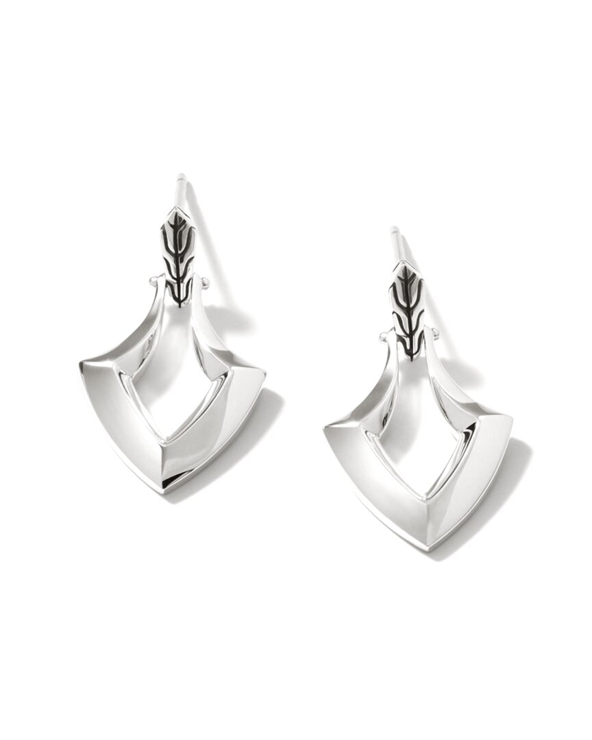 John Hardy Essentials Silver Drop Earrings