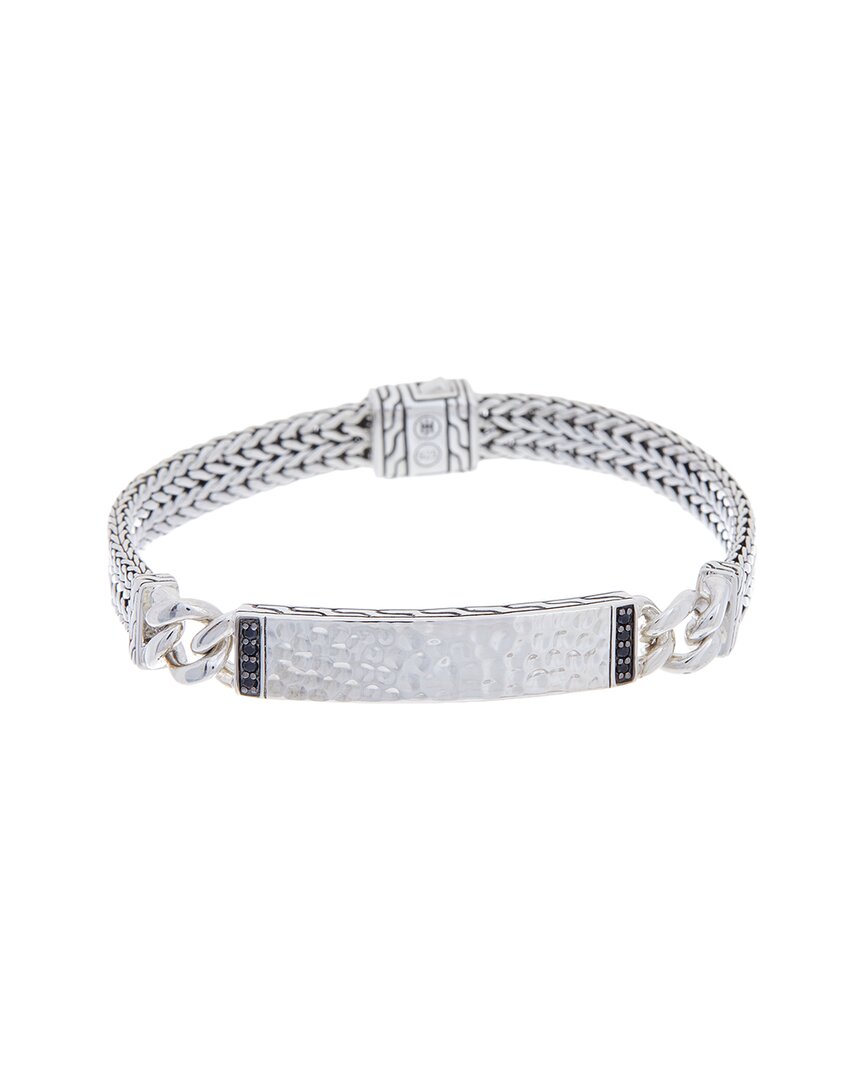 John Hardy Rata Silver Gemstone Station Bracelet