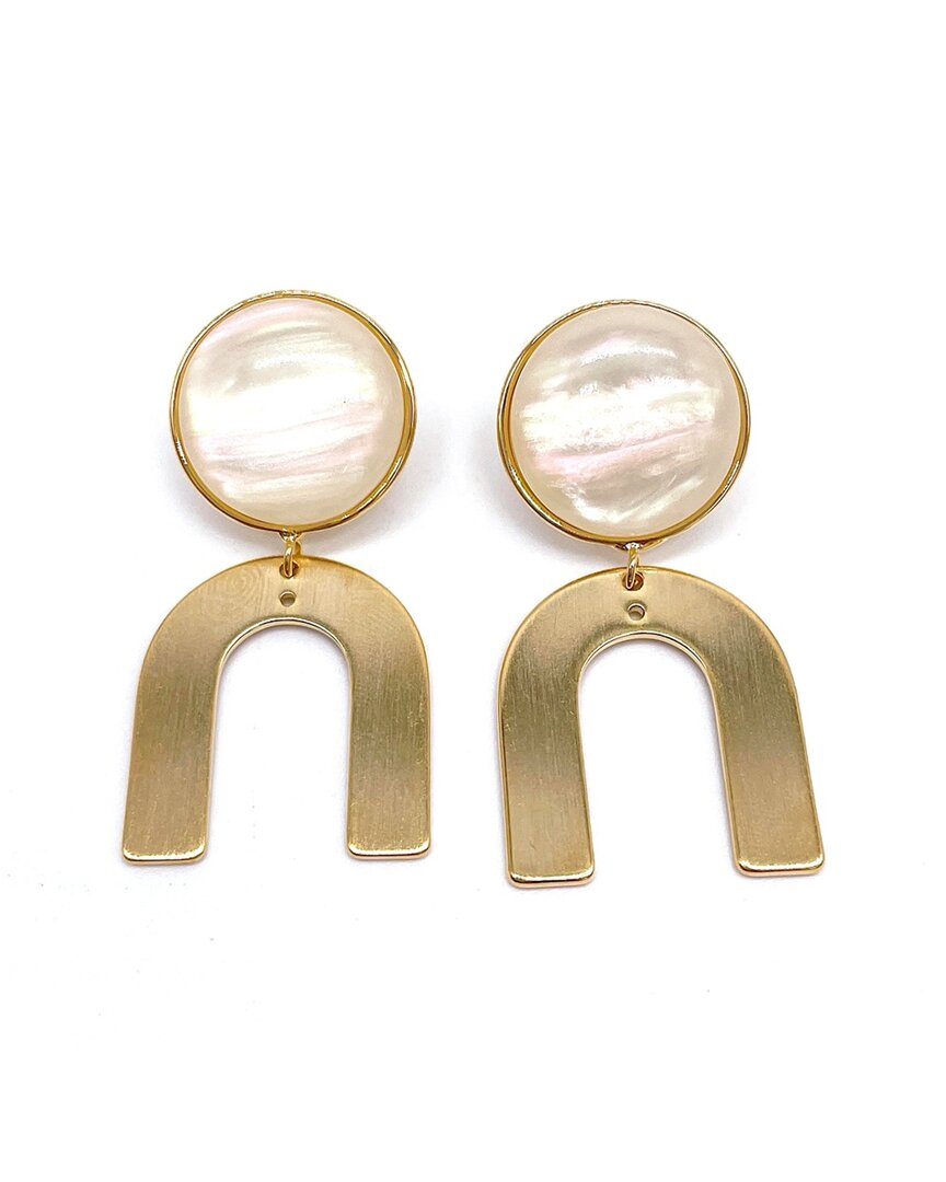 Adornia 14k Plated Drop Earrings In Gold