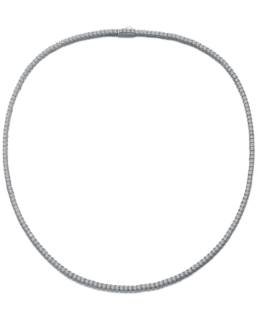 Genevive Silver Cz Tennis Necklace No Color No Col