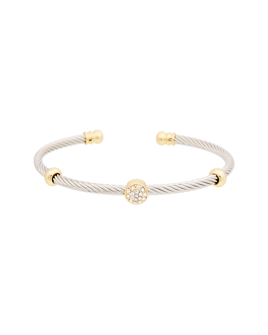Juvell 18k Plated Cz Cuff