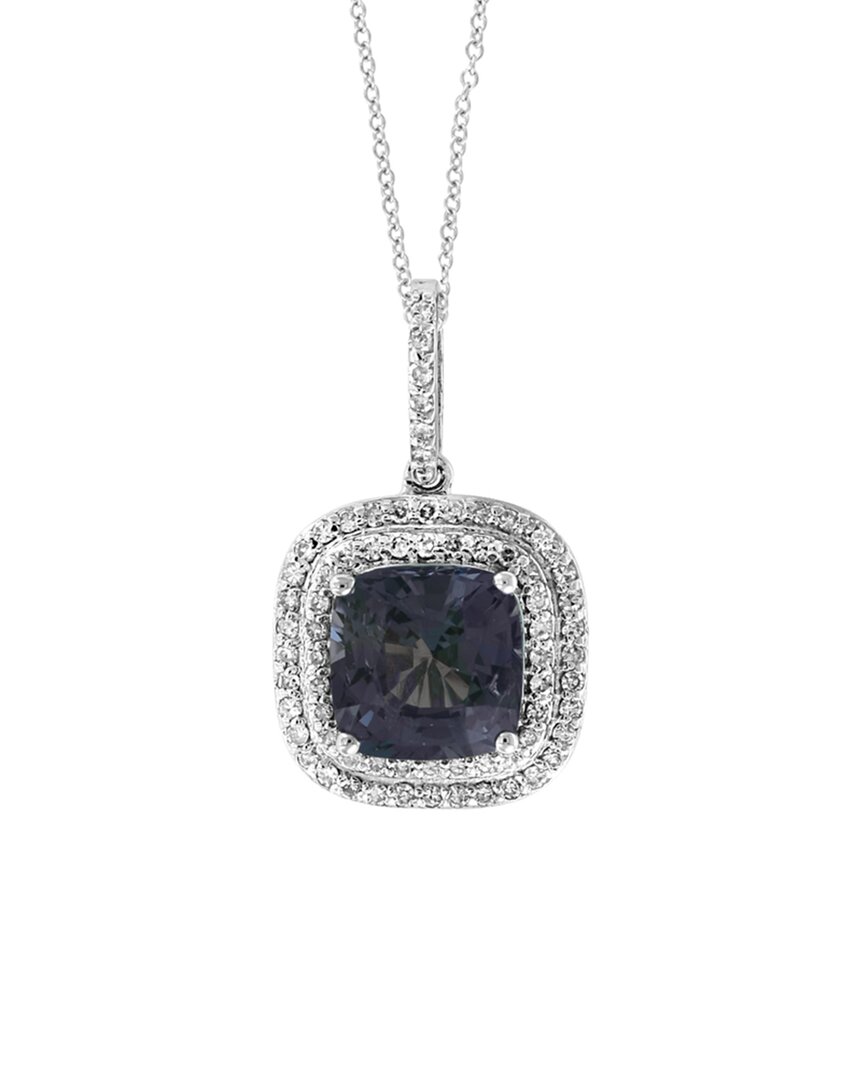 Effy Fine Jewelry 14k 2.88 Ct. Tw. Diamond & Spinel Pendant Necklace