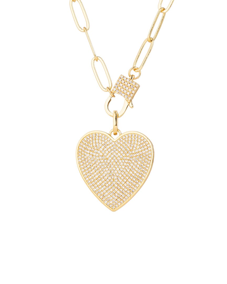 Eye Candy La Luxe Collection Cz Heart Necklace