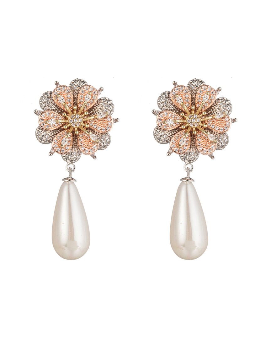 Eye Candy La Luxe Collection 18k Plated Cz Erin Earrings
