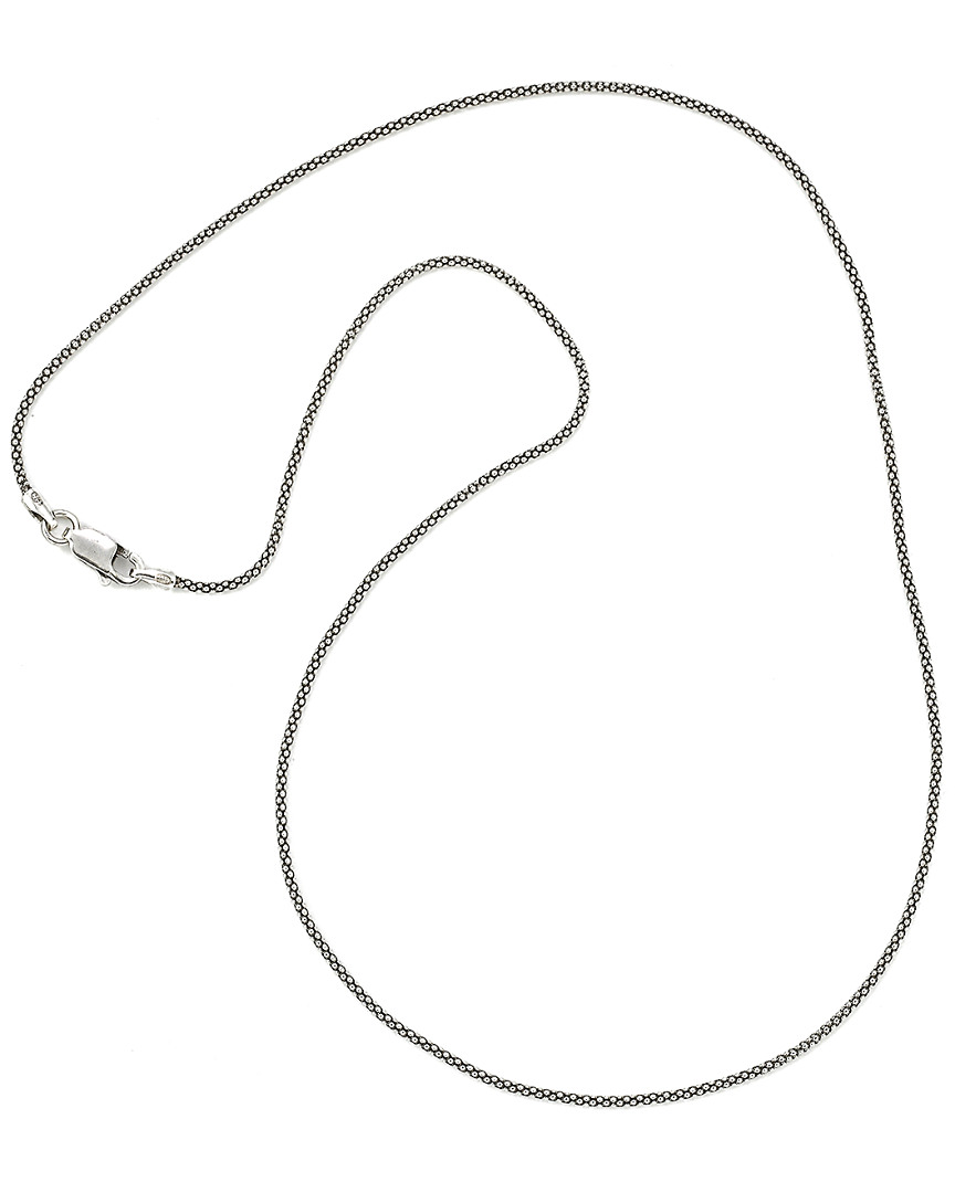 Samuel B. Silver Popcorn Chain Necklace