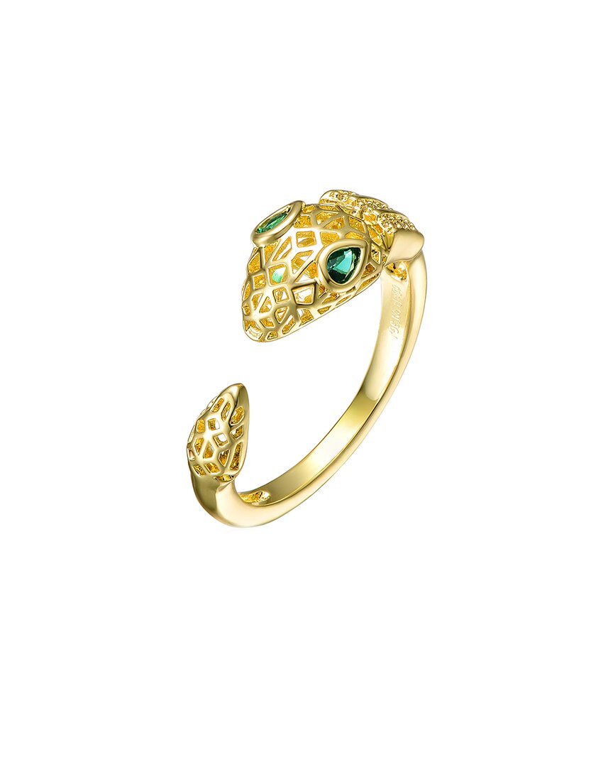 Rachel Glauber 14k Plated Cz Ring