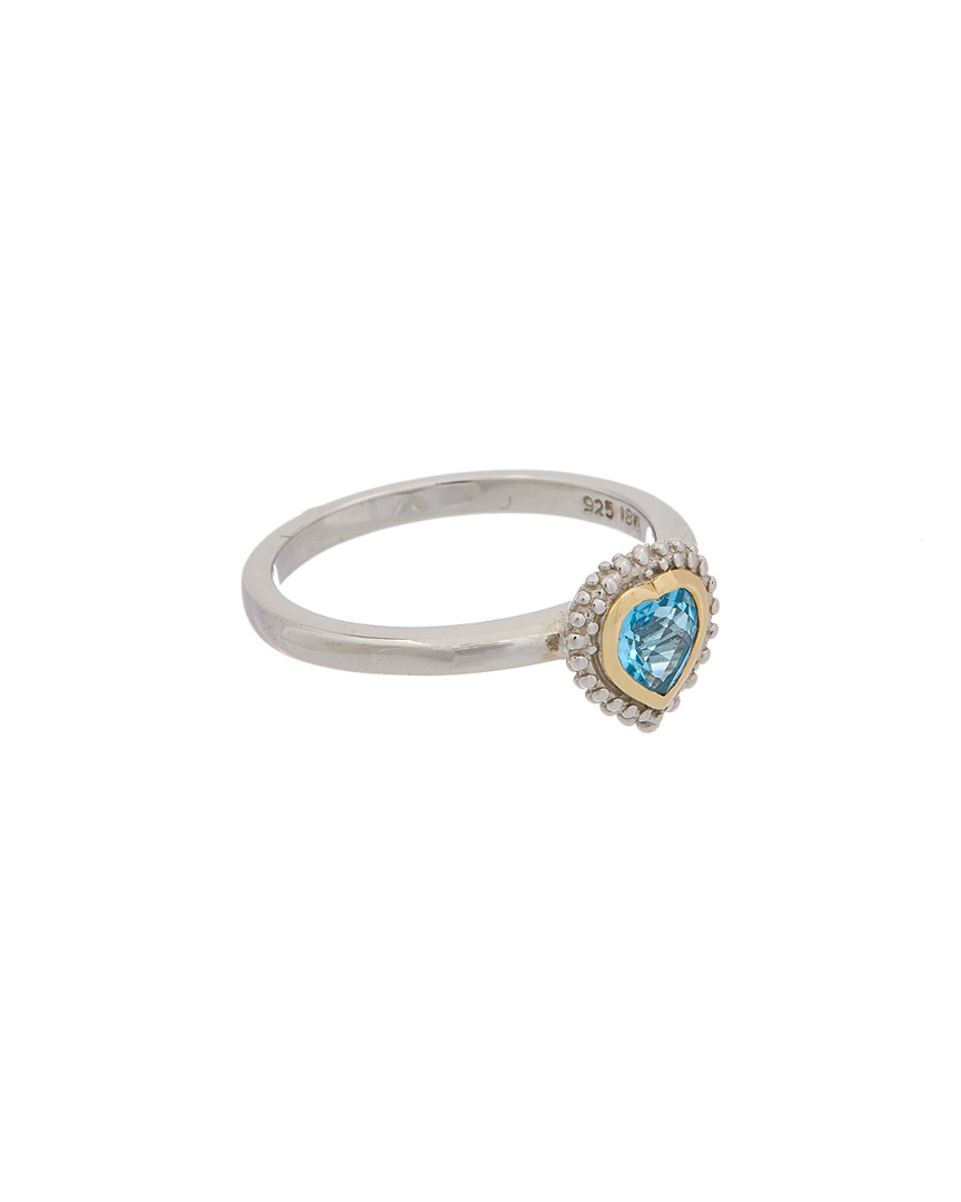 Image of Phillip Gavriel K & Silver Blue Topaz Ring