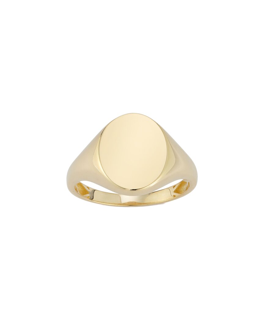 Ember Fine Jewelry 14k Oval Signet Ring In Gold