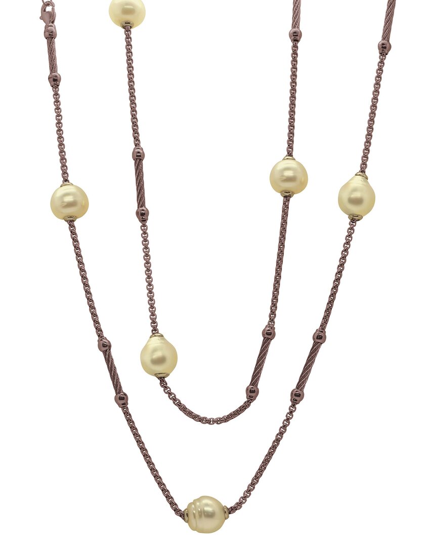 Alor Classique Stainless Steel 11-12mm Pearl Necklace
