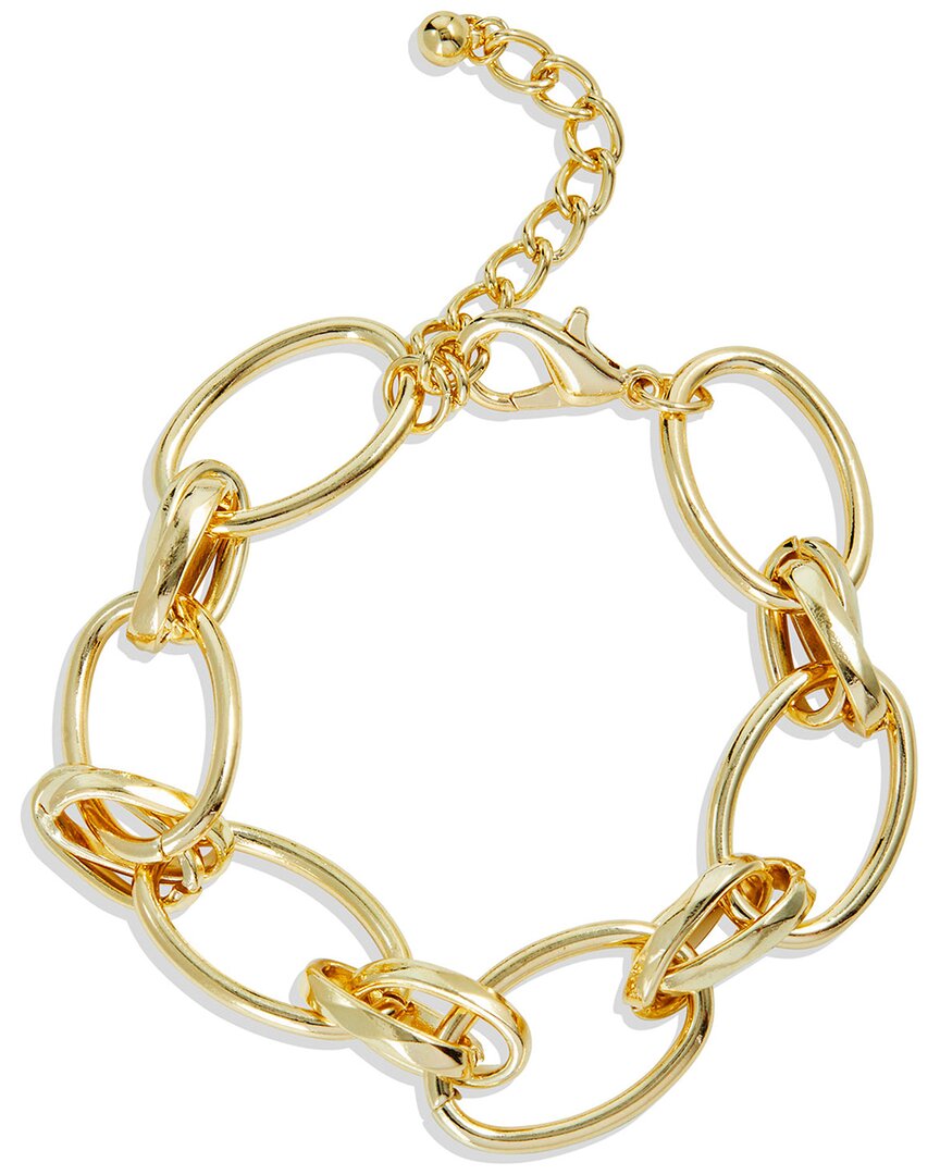 Savvy Cie 18k Plated Chunky Open Link Bracelet