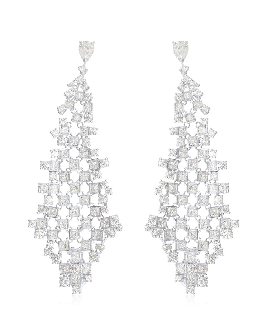 Diana M. Fine Jewelry 18K 11.60 ct. tw. Diamond Earrings