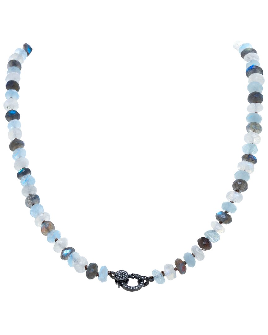 MARGO MORRISON MARGO MORRISON 0.57 CT. TW. DIAMOND & FACETED LABRADORITE