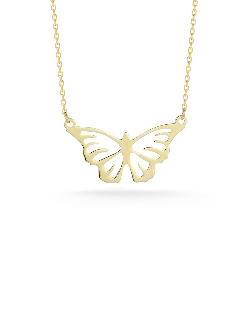 Ember Fine Jewelry 14k Open Butterfly Necklace