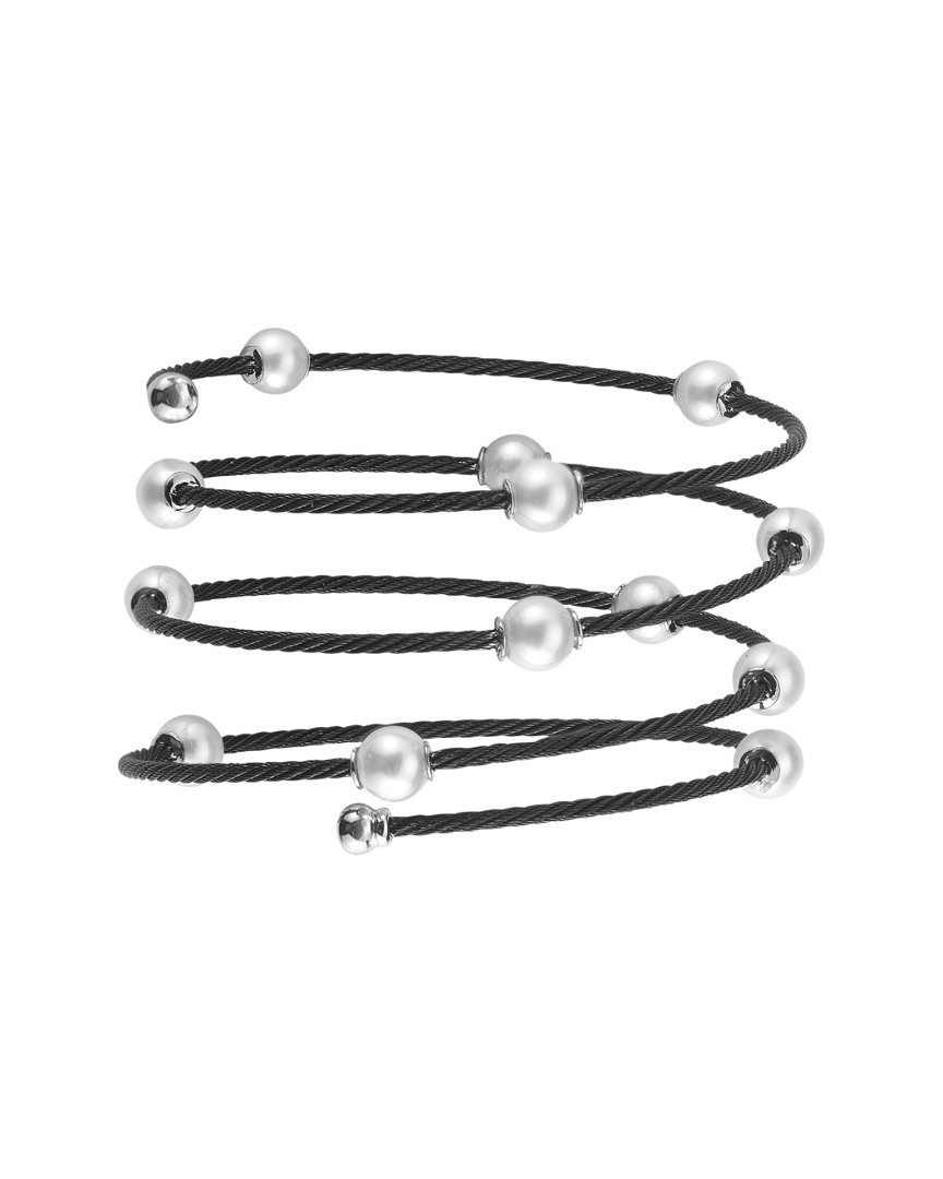 Alor Noir Stainless Steel Bracelet In Nocolor