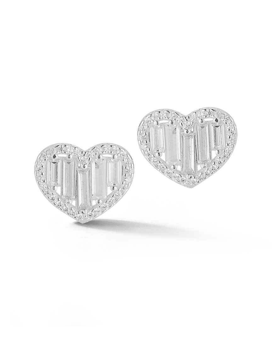 Glaze Jewelry Silver Earrings In Metallic