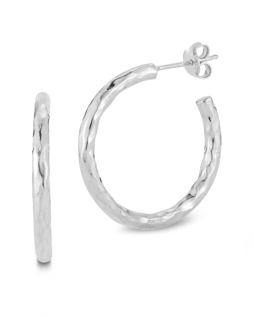 Glaze Jewelry Silver Earrings In Metallic