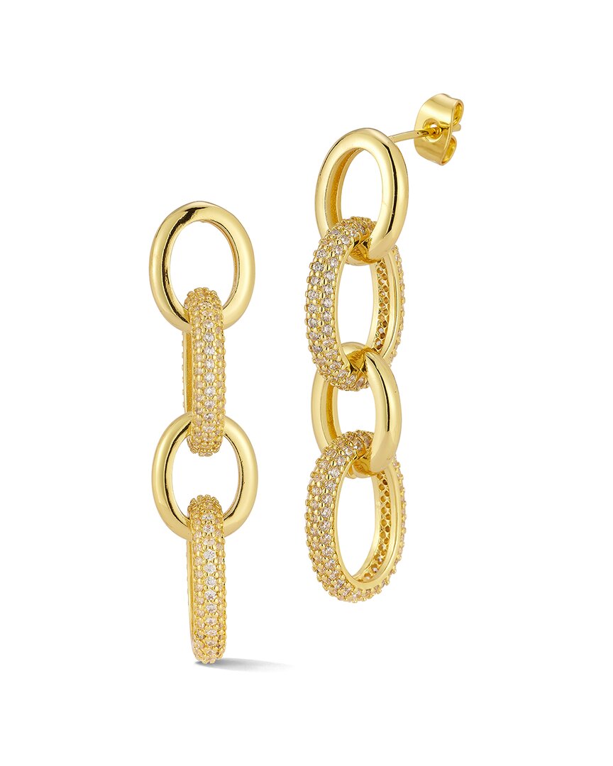 Glaze Jewelry 18K Plated CZ Drop Earrings