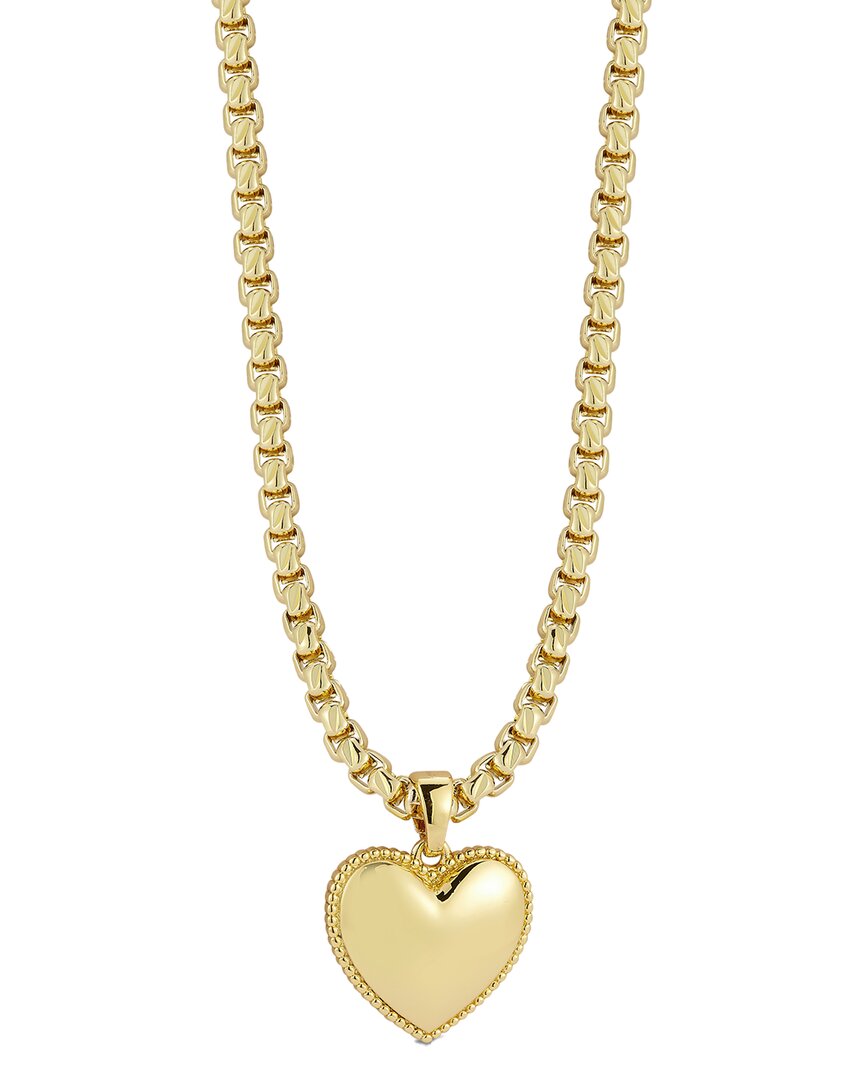 Sphera Milano 18k Plated Heart Necklace