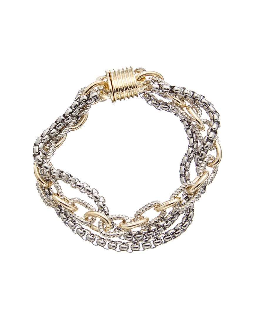 Juvell 18k Two-tone Plated Bracelet