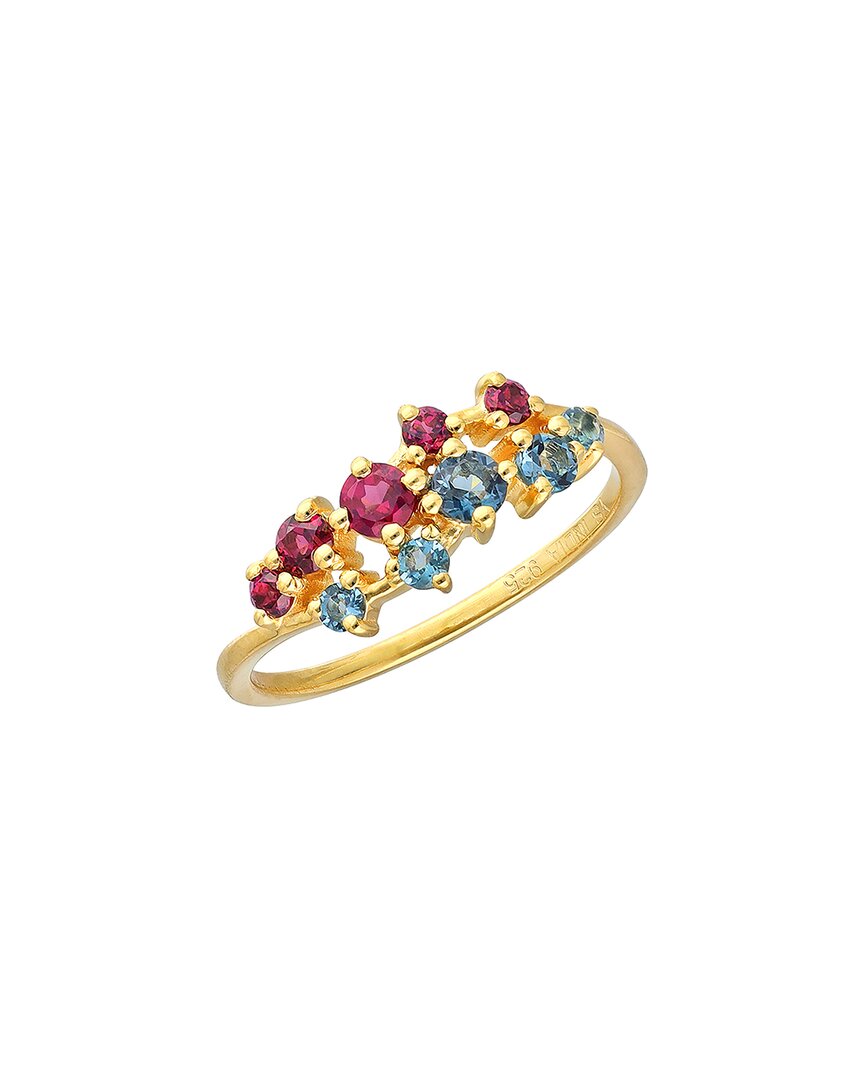 Tiramisu 14k Plated 1.43 Ct. Tw. Gemstone Ring