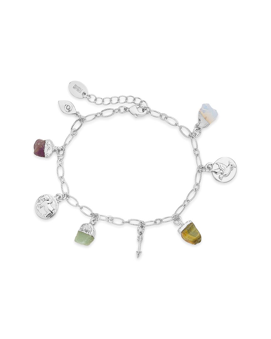 Sterling Forever Multi Charm Bracelet