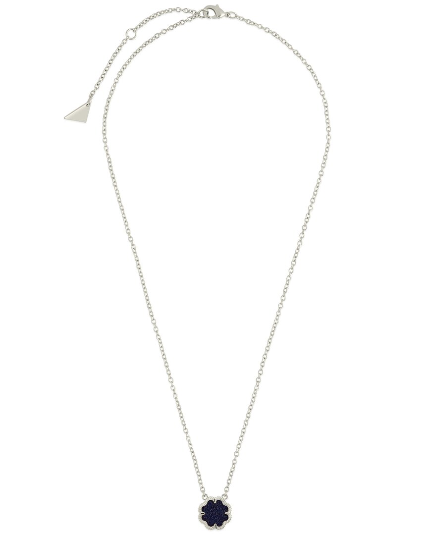 Sterling Forever Rose Petal Pendant Necklace