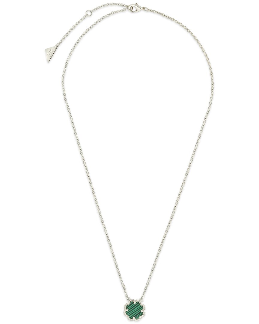 Sterling Forever Rose Petal Pendant Necklace