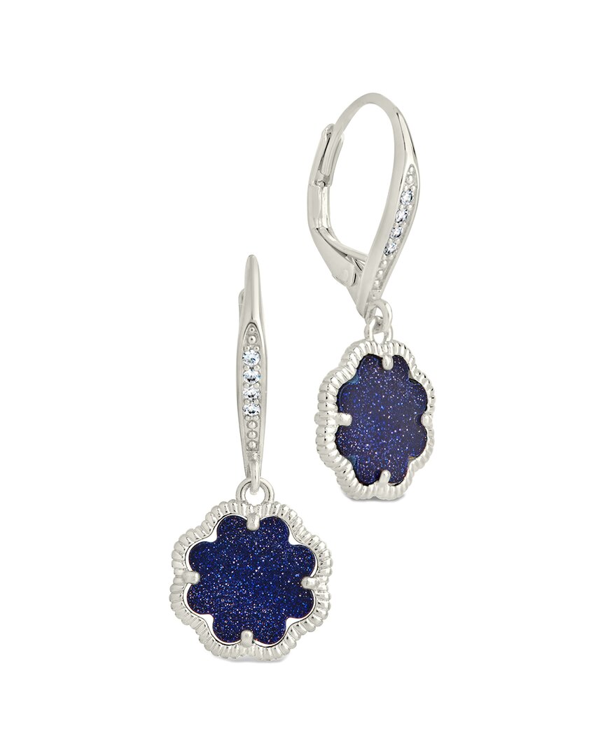 Shop Sterling Forever Rose Petal Short Drop Earrings