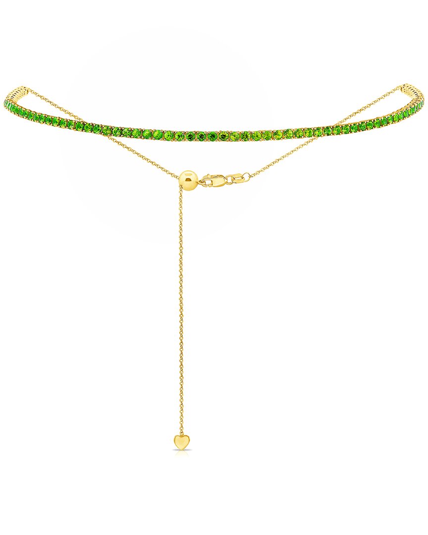 Shop Sabrina Designs 14k 2.70 Ct. Tw. Emerald Choker Necklace