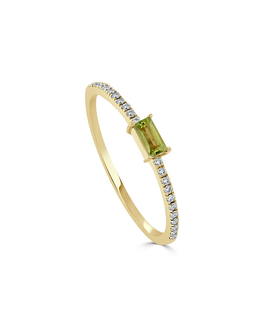 Sabrina Designs 14k 0.25 Ct. Tw. Diamond & Peridot Ring