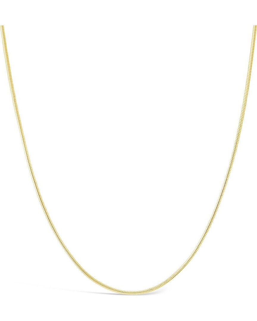 Sterling Forever 14k Plated Snake Chain Necklace