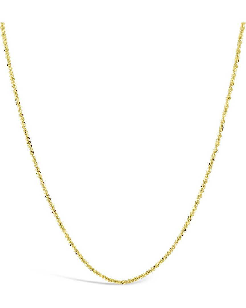 Sterling Forever 14k Plated Rolo Chain Necklace