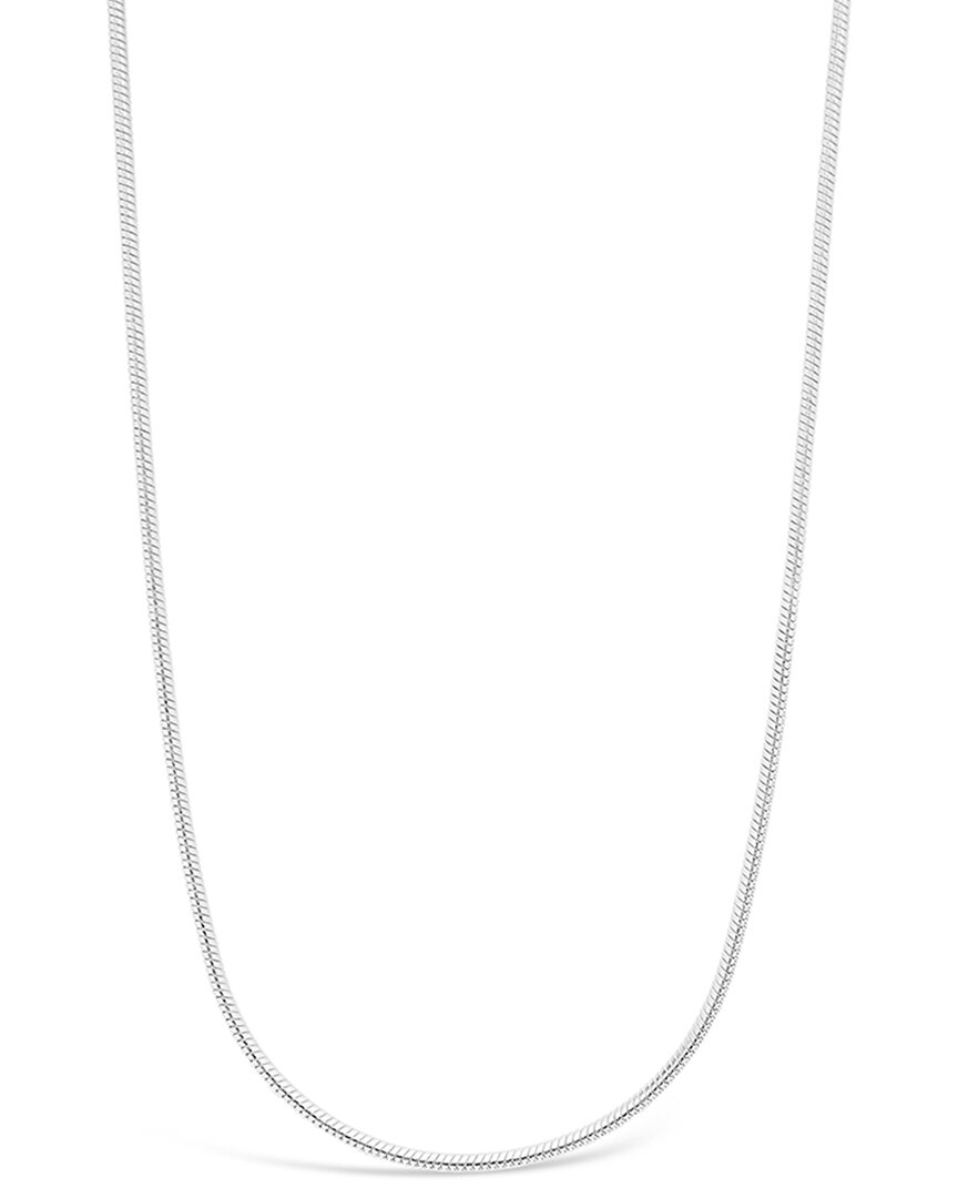 Sterling Forever Adjustable Snake Chain Necklace