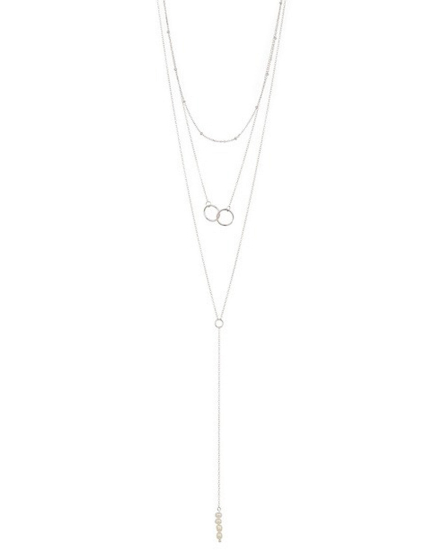 Adornia Pearl Multi-layer Necklace