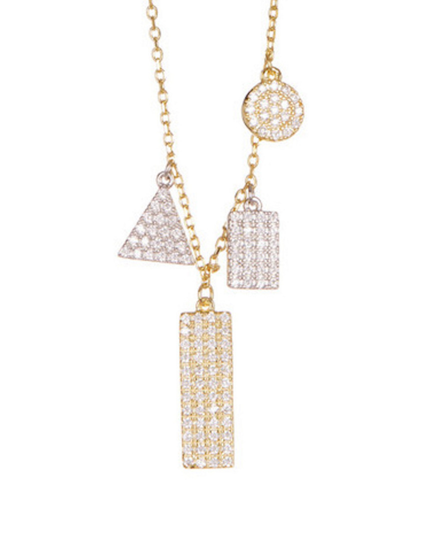 Shop Adornia 14k Over Silver Crystal Necklace