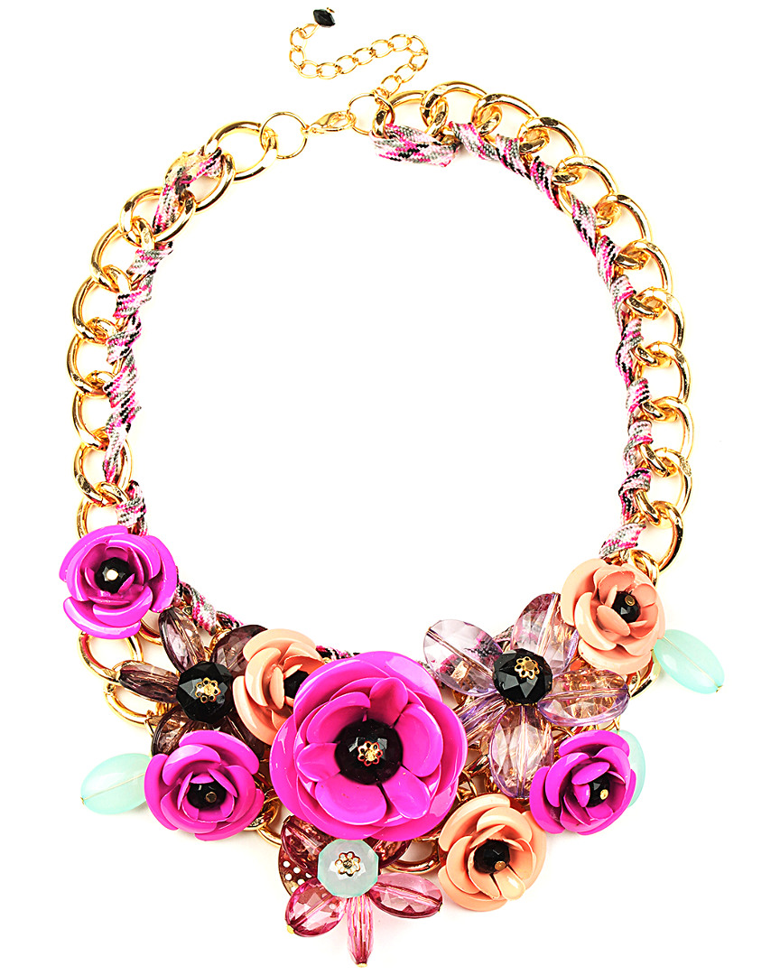 Eye Candy La Resin Statement Necklace