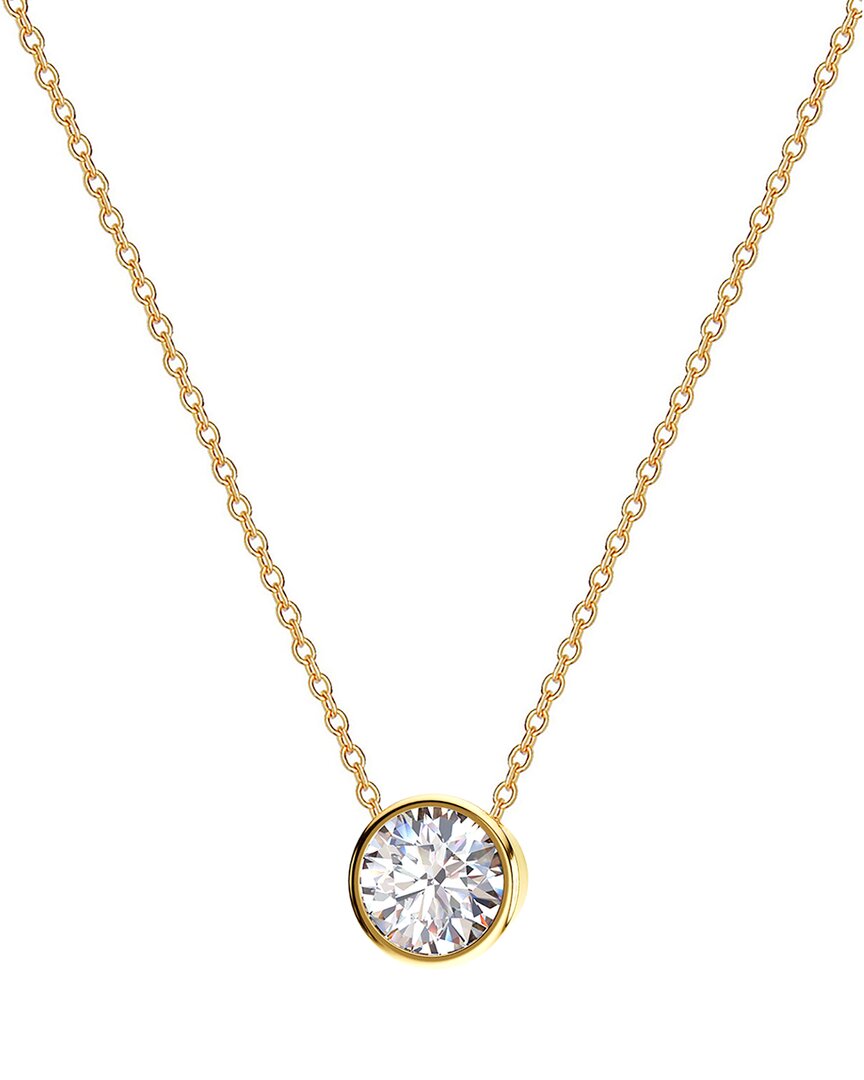 GABI RIELLE GABI RIELLE 14K OVER SILVER CZ SPARKLING NECKLACE