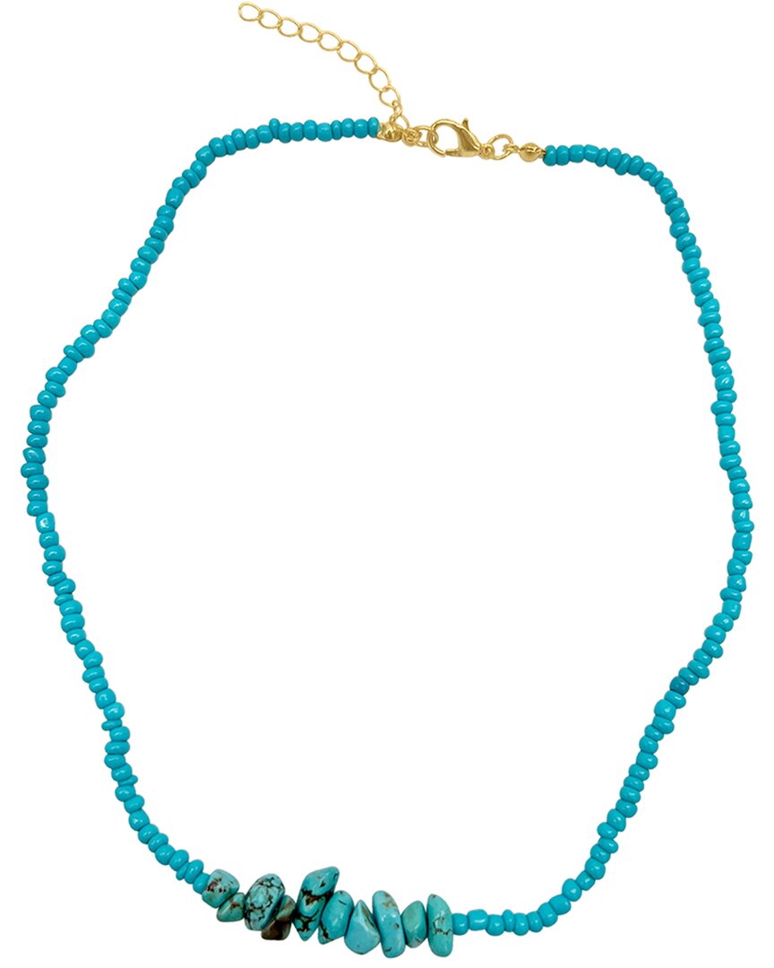 Shop Adornia 14k Plated Bead Necklace