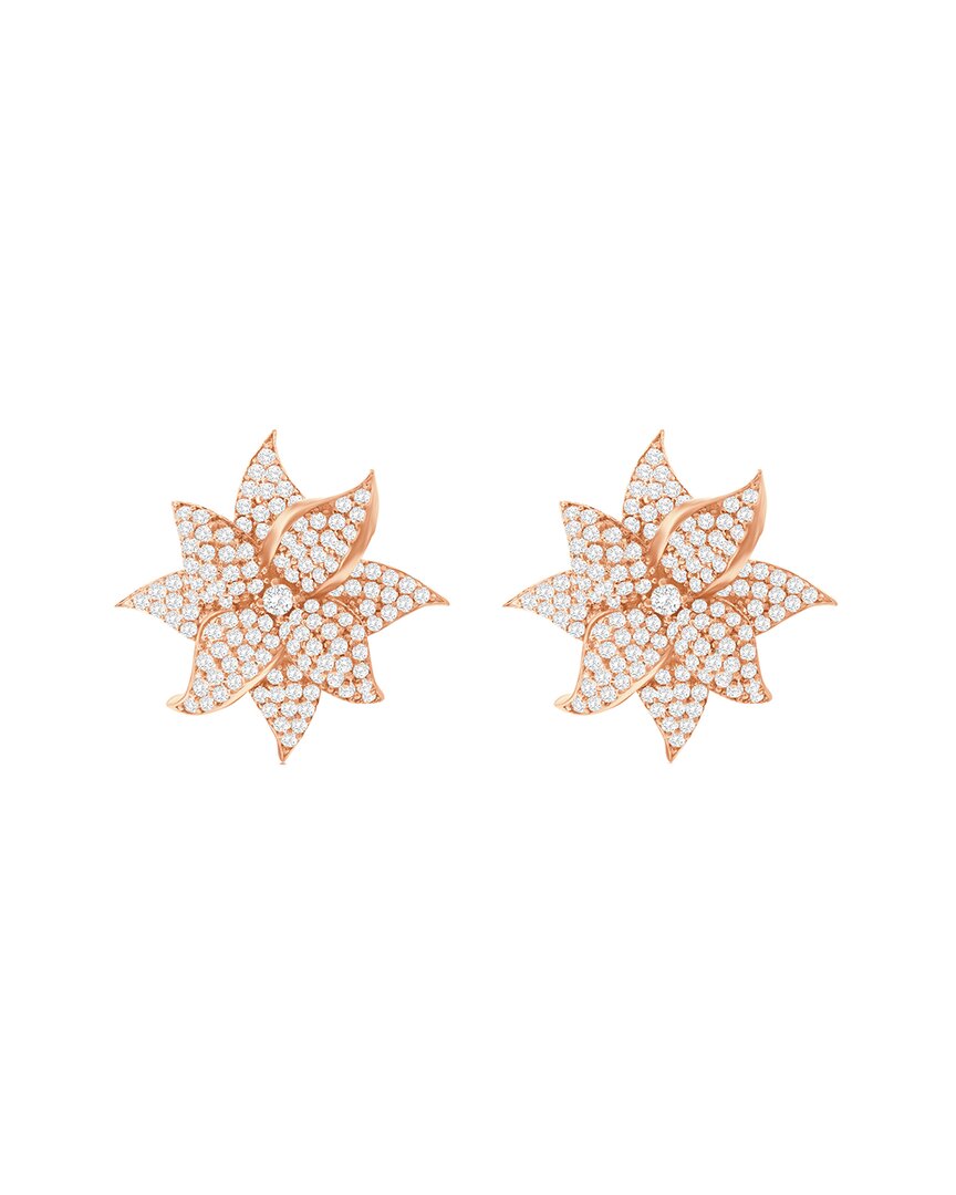 Suzy Levian Cz Jewelry Suzy Levian Silver Cz Statement Earrings