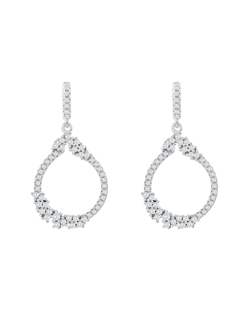 Suzy Levian Cz Jewelry Suzy Levian Silver Cz Dangle Earrings