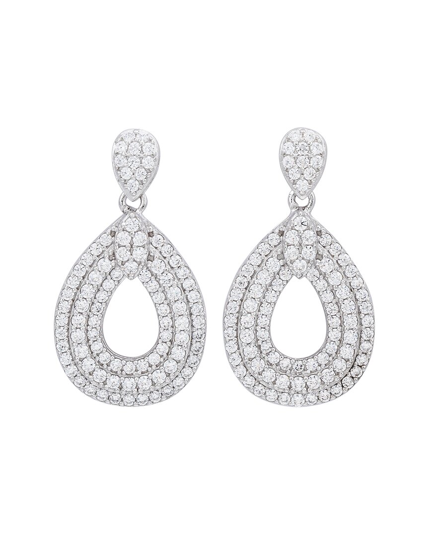 Suzy Levian Cz Jewelry Suzy Levian Silver Cz Dangle Earrings