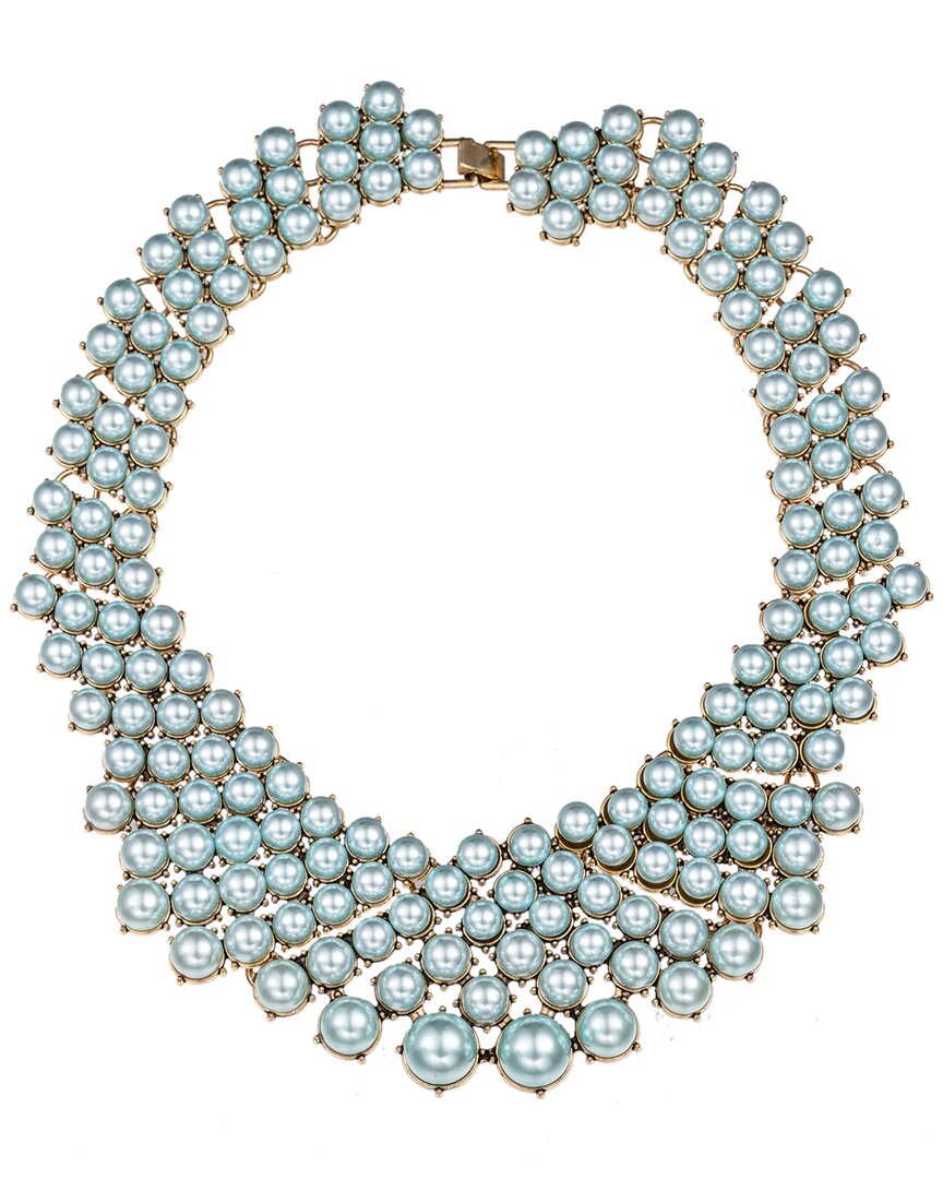 Shop Eye Candy La Erin Glass Pearl Statement Necklace