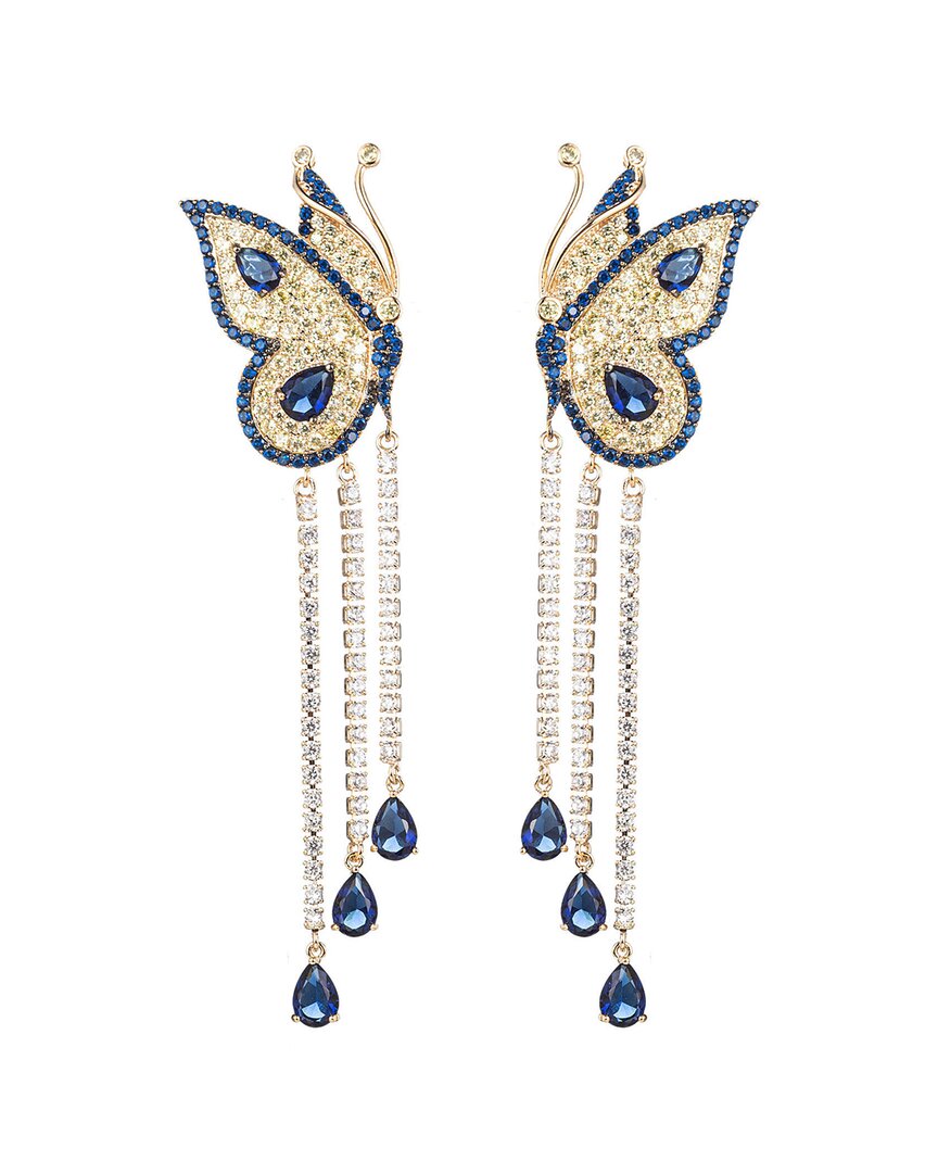 EYE CANDY LOS ANGELES The Luxe Collection Vanessa Butterfly Blue Cubic  Zirconia Earrings | Nordstromrack