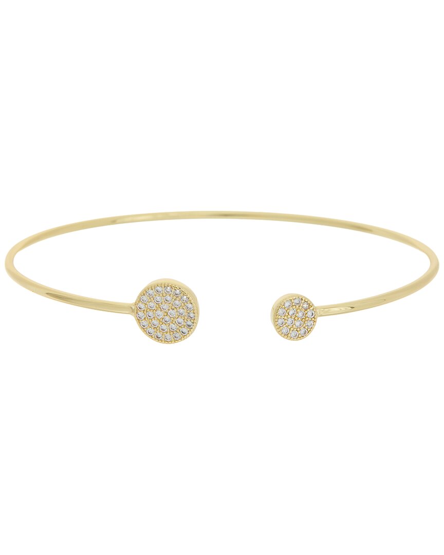 Juvell 18k Plated Cz Bangle Bracelet