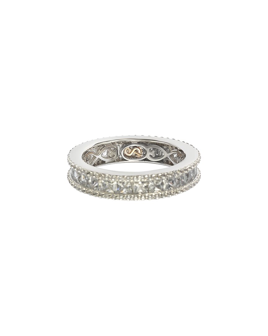 Shop Suzy Levian Cz Jewelry Suzy Levian Silver Cz Eternity Ring