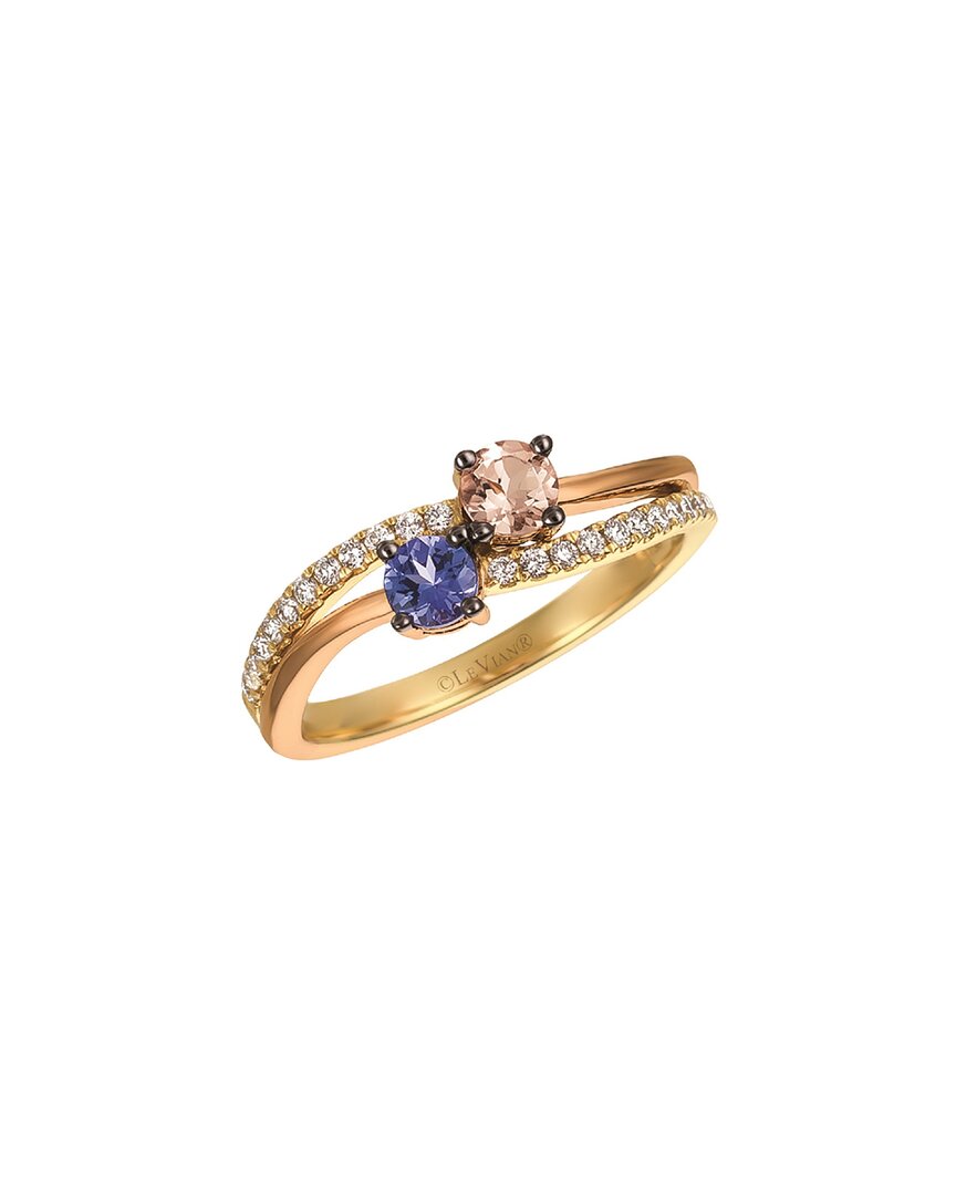 Le Vian ® 14k Two Tone Gold 0.60 Ct. Tw. Diamond & Gemstone Ring