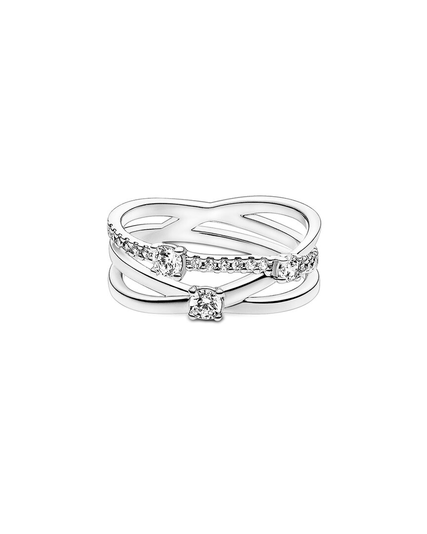 Pandora Jewels Mod. Sparkling Triple Band - Ring - Size 52 ***special Price***