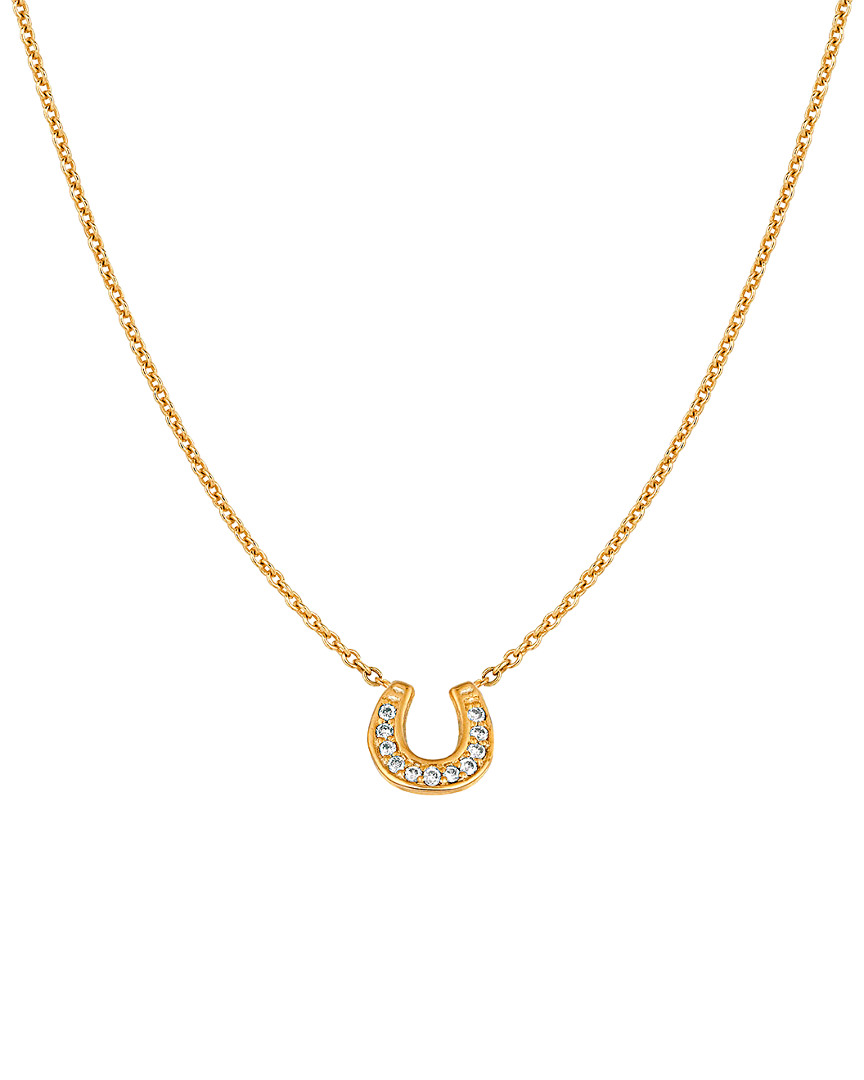Ariana Rabbani 14k Diamond Horseshoe Necklace