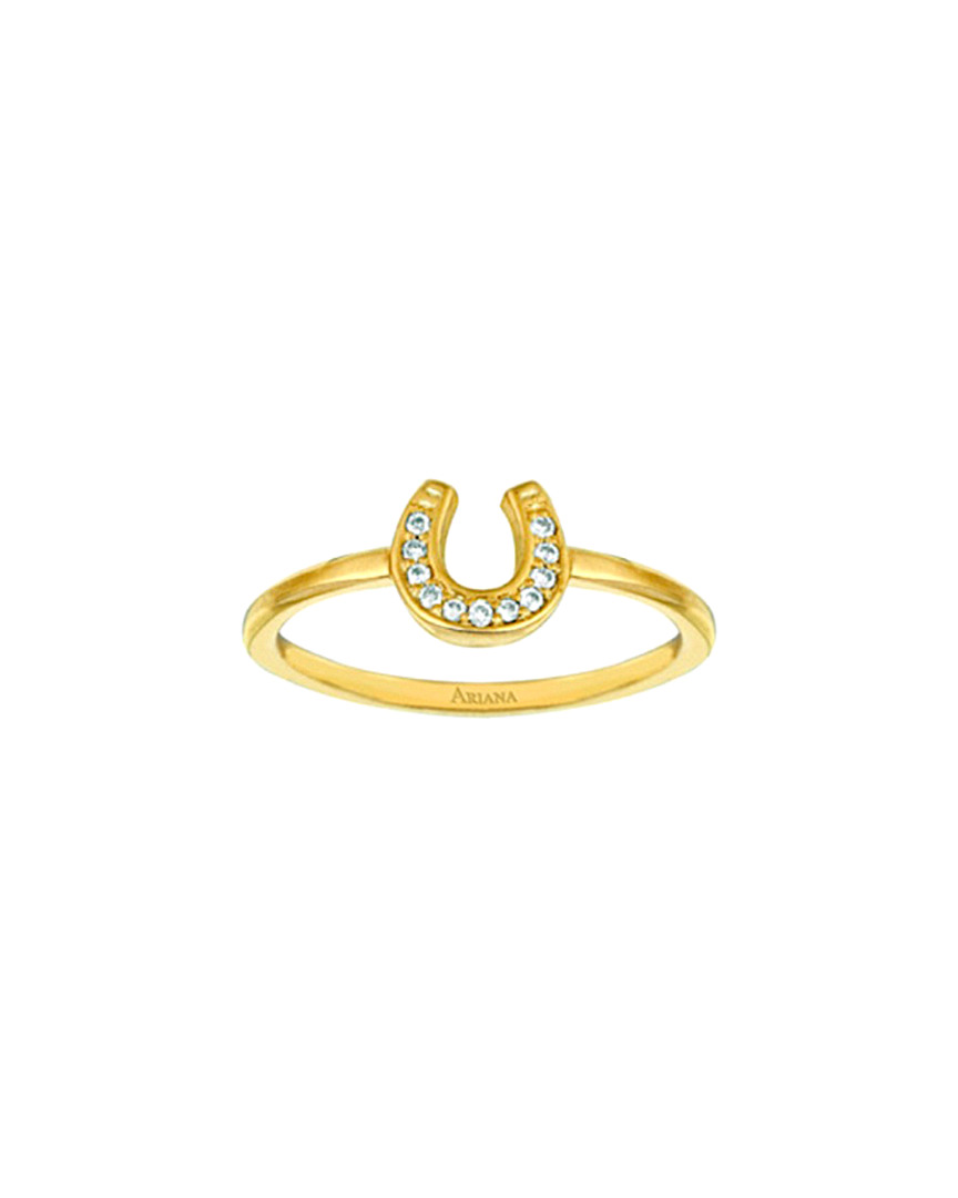Shop Ariana Rabbani 14k 0.06 Ct. Tw. Diamond Horseshoe Ring